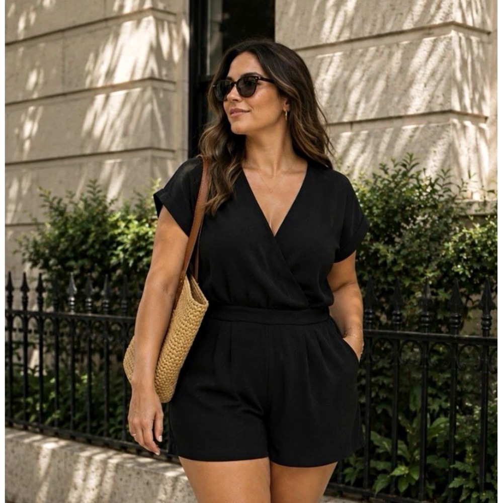 Diane von Furstenberg Women's M/L Romper Jumpsuit Retail $398